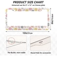 thumbnail image 3 of Sweet Colorful Roses Flower License Plate Frame - 2 Pack Universal Stainless Steel License Plate Holder with Screws & Chrome Caps, 2 Holes Car License Plate Cover for US Vehicles Decorative, 3 of 7