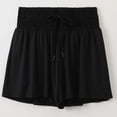 thumbnail image 6 of WAYUTE Womens Shorts High Waisted Yoga Running Gym Athletic Solid Color Workout Shorts with Pockets Durable for Summer Casual Outdoor, 6 of 6
