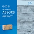 thumbnail image 5 of Scott® Professional Universal Multifold Paper Towels, Bulk (01840), Absorbency Pockets, 9.2" x 9.4" sheets, Standard Tier, Compressed, White (250 Sheets/Pack, 16 Packs/Case, 4,000 Sheets/Case), 5 of 11
