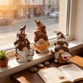 thumbnail image 4 of 3.15 Inch Resin Coffee Gnome Figurines Set of 3, Whimsical Gnome Decor for Kitchen, Coffee Bar, and Farmhouse Home, 4 of 6