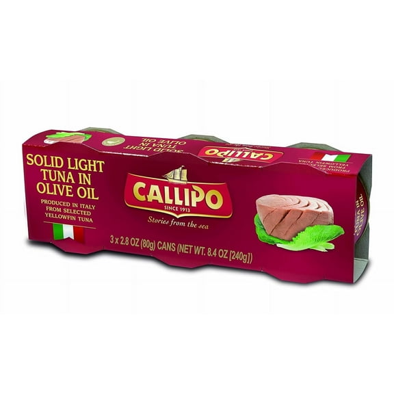 Callipo Solid Light Tuna 80gr Tin, Pack of 3