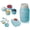 Aqua Blue, variant on Comfify Yellow Mason Jar Measuring Set – 4 Cups, 4 Spoons, Spoon Rest