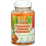 Konsyl Turmeric Ginger Gummies - 60 ct