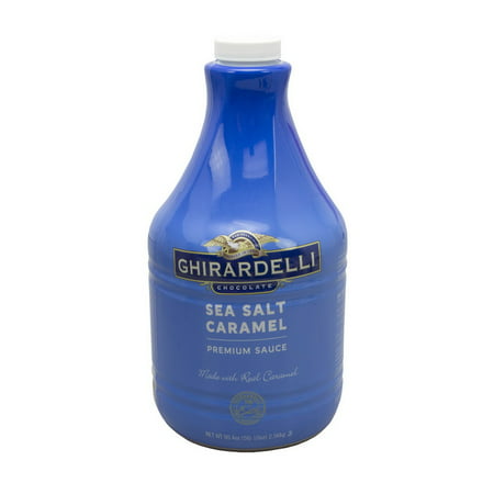 (Price/Case)Ghirardelli 40071 Sea Salt Caramel Sauce Pump Bottle 6-90.4