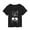 Black, variant on Toddler Girls Summer Casual Tops Crew Neck T Shirts Children's Easter Cartoon Bunny Print Short Sleeved T Shirt Size 2-3T ,Gray