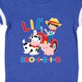 thumbnail image 4 of Inktastic Farmer Tractor Eieio Little Bro Boys Baby Bodysuit, 4 of 5