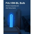 thumbnail image 4 of PYYNA-Bug Zapper Replacement Light Bulb for 15W Insect Attracting Lamp with 4-Pin Base, Ful 15W-BL U Shaped Twin Tube Bulb for Outdoor Mosquito Zapper, 4 Pack, 4 of 4