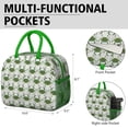 thumbnail image 6 of Lunch Bag Lunch Box for Women Reusable Insulated Lunch Bags,Water-Resistant Green Crab Cooler Lunch Tote Bag, Large Capacity for Work Travel Picnic, 6 of 6