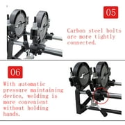 INTBUYING 2.48-6.30 Pipe Fusion Welding Machine Electric Tube Butt Fusion Equipment for HDPE Pipe Fusion Welder Two Clamps