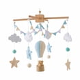 thumbnail image 3 of Móvil para cuna de bebé, campana para cama, carillón de viento para techo, bola de fieltro, decoración colgante Estilo A, 3 of 9