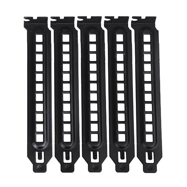 5 piezas de cubierta de ranura PCI, filtro de polvo, placa ciega, ventilador de refrigeración, filtro de polvo, ventilación para carcasa de computadora PC, con orificio