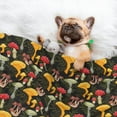Sigee Mushrooms And Fern Stems for Pet Blanket for Dog Cat Puppy
