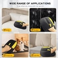 thumbnail image 3 of Xekoro 2Pcs Electrostatic Gloves Pet Hair Removal, Pet Hair Remover Glove, Washable Reusable Dogs Cats Hair Gloves for Furniture Bed Sheets Couch Clothes Carpet Car Seat for Busy Pet Owners, Black, 3 of 8