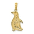 thumbnail image 4 of FB Jewels 14K Yellow Gold Penguin High Polish and Engraved 2D Pendant, 4 of 4
