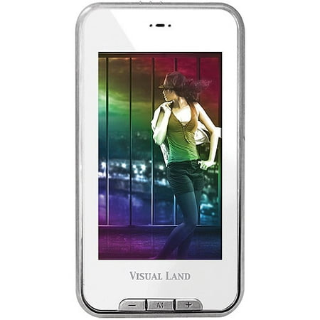 Visual Land V-Touch Pro 4GB Flash Portable Media Player, Assorted Colors