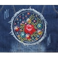 thumbnail image 5 of KIDSCOOL SPACE Little Girl Pink Detachable Hood Flower Embroidered Jean Jacket Female 6T, 5 of 7