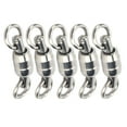 thumbnail image 3 of Rolling Barrel Ring Link,Two‑Way Stainless Steel Bearing Bearing Rotation Ring Word Ring Connector Ultimate Comfort, 3 of 8