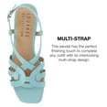 thumbnail image 2 of Journee Collection Womens Alorra Tru Comfort Foam Buckle Flat Sandals, 2 of 6