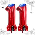 thumbnail image 1 of Globos de aluminio Laackys con diseño de araña, número 40 cm, para fiestas, 1 of 7