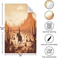 thumbnail image 3 of SKYSONIC Vintage Western Cowboy Kitchen Towels, 18 x 28 Inch Super Soft and Absorbent Dish Cloths for Washing Dishes, 1 PCS Reusable Multi-Purpose Microfiber Hand Towels for Kitchen, 3 of 7