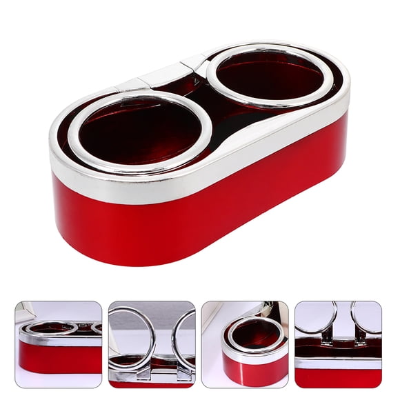 ROMANSENTIAL 1Pack Vehicle Cup Holder for Car with a Dual Cup Capacity and Waterproof Protection