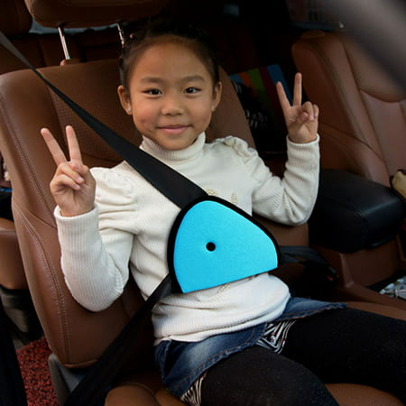 Children Car Safety Cover Strap Adjuster Pad Harness Seat Belt Clip