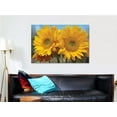 thumbnail image 4 of Sunflower Canvas Wall Art Yellow Plant Prints, Sunflower Wall Painting Gifts for Women Bedroom&nbsp;Decor, Modern&nbsp;Flowers Poster Framed Artwork&nbsp;for Bathroom Wall Decor Ready to Hang 12x18", 4 of 6