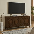 thumbnail image 2 of 65.2" Sideboard Buffet Cabinet with Storage, Large Storage Cabinet with Adjustable Shelves, 4 Doors Modern Coffee Bar, Console Table for Living Room/Entryway/Kitchen, Walnut, 2 of 9