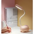 thumbnail image 2 of Lámpara De Mesa De Dinosaurio LED Lámpara De Cabecera Regulable Recargable USB - Rosa, 2 of 7