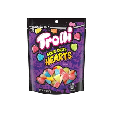 Trolli Sour Brite Hearts, 10 oz. Bag, Valentine's Day
