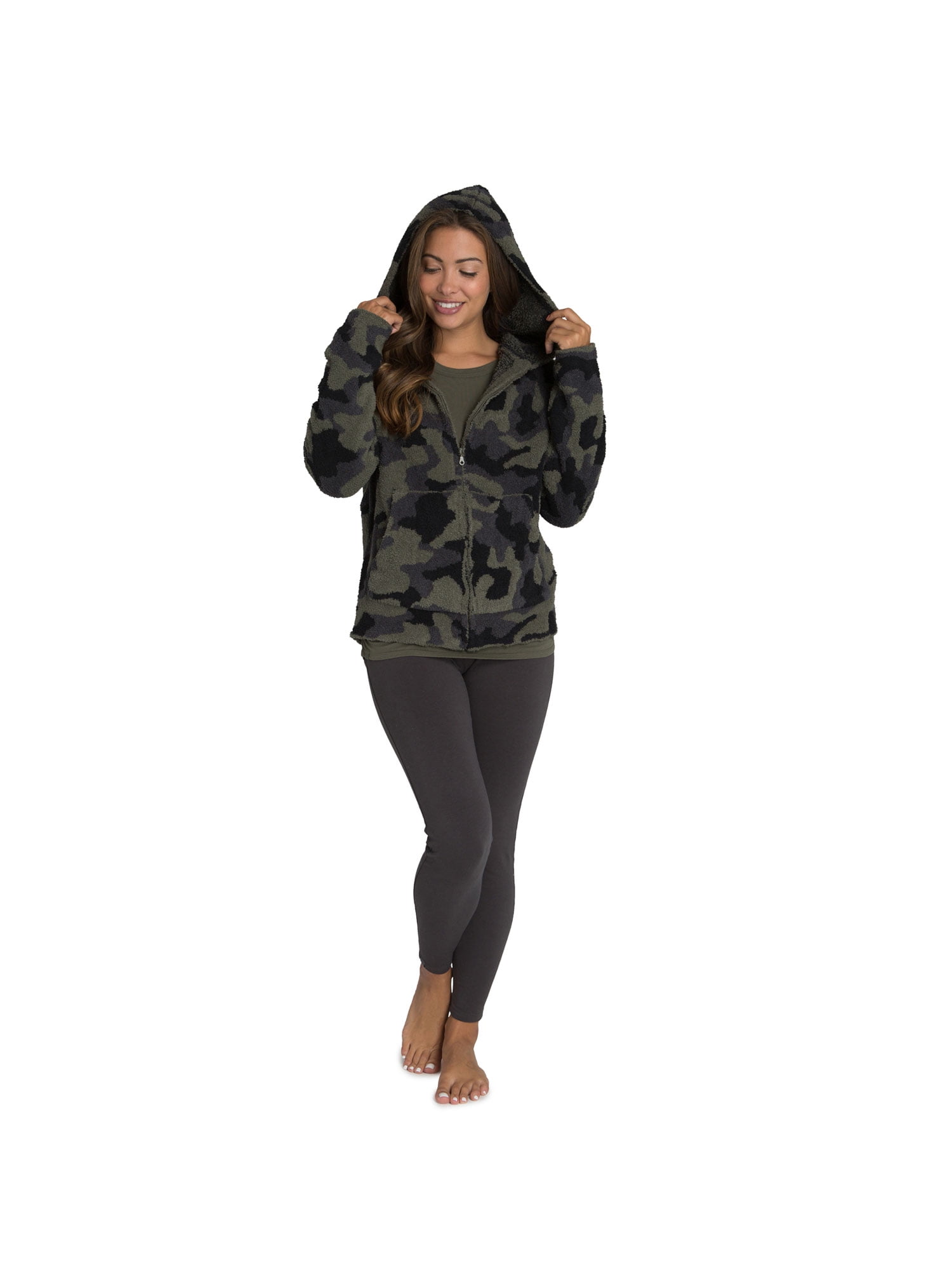 barefoot dreams camo cardigan