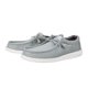 thumbnail image 4 of Zapatos HEYDUDE Wally Canvas Wide Gris Claro para Hombre Talla M10, 4 of 7