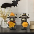 thumbnail image 4 of Cheapark Halloween Cow Decorations With Pumpkins Resin Ornament For Fall Thanksgiving Party Decor Festive Home Accent Unisex, 4 of 5