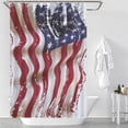 thumbnail image 2 of 2DXuixsh Rideau de Douche pour Salle de Bain Résistant à la Moisissure Rideau de Douche Rétro Décoratif Excluant les Poteaux 59 X 71 Pouces, 2 of 8