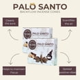 thumbnail image 6 of Palo Santo Backflow Incense Cones - Total 20 Incense Cones Waterfall - Dual Pack of 10 Incense Backflow Cones - Waterfall Incense Cones - Incense Waterfall Cones, 6 of 10