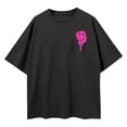 thumbnail image 6 of Bibifish Womens Tee Tops Cute Graphic Daily Printed Summer Soft Oversized T Shirts Crew Neck Short Sleeve Daily Outdoor Stylish Tees, 6 of 7