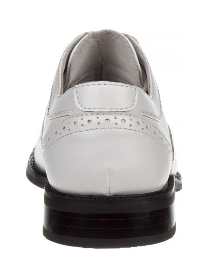 Joseph Allen Boys Lace Toddler Dress Shoes - White, 12 - image 4 of 5