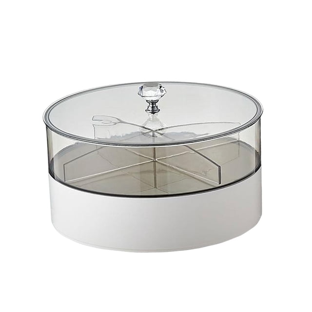 Plato de frutos secos Caja De Almacenamiento Creativa Para Aperitivos Y Platos De Frutas Secas Para Sala De Estar, Fiesta En Casa, 2 Niveles Magideal Plato de frutos secos