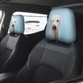 thumbnail image 4 of Headrest Covers for Cars Accessories Interior for Women Men 2Pcs - Puppy Licks Nose Head Rest Cover for Car Decorations, Car Headrest Cover for Car Decor Interior, 4 of 8
