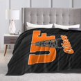 thumbnail image 4 of University of Findlay Logo Fleece Blanket, Very Soft Microfiber Flannel Blanket for Couch Warm and Cozy for All Seasons, 4 of 6