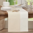 thumbnail image 5 of Saro Lifestyle Table Runner With Two-Tone Design Grey, 5 of 5