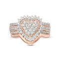 thumbnail image 4 of Conjunto de dos piezas de boda de moda para damas con diamantes dorados RG5, 4 of 4