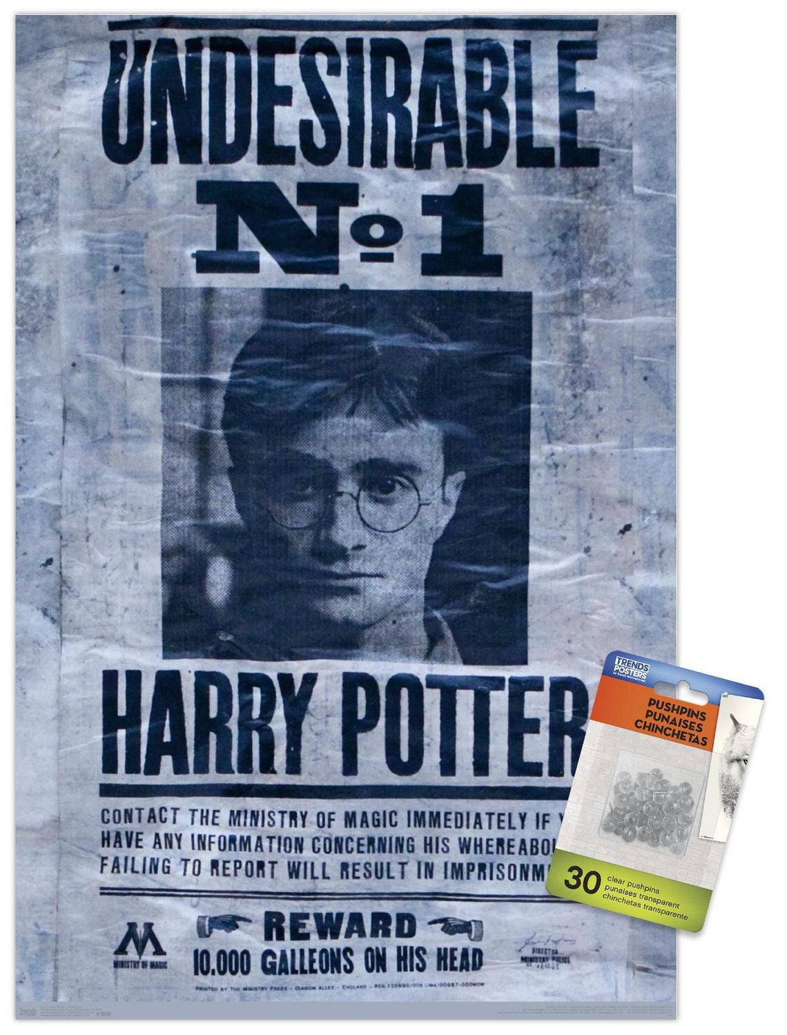 The Wizarding World: Harry Potter - Undesirable Wall Poster, 22.375" x 34"