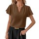 thumbnail image 1 of Camisetas de Mujer Suelto Ajuste Cuello Casual Lindo Impreso Suelto Blusa de Verano de las Señoras Superior, Tops de Verano de las Mujeres Suelto Ajuste, 1 of 8