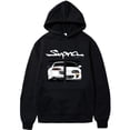 thumbnail image 2 of Sudaderas con capucha Initial D Supra para hombre y mujer, sudadera deportiva informal de Manga larga, holgada, con estampado JDM, 2023, 2 of 4