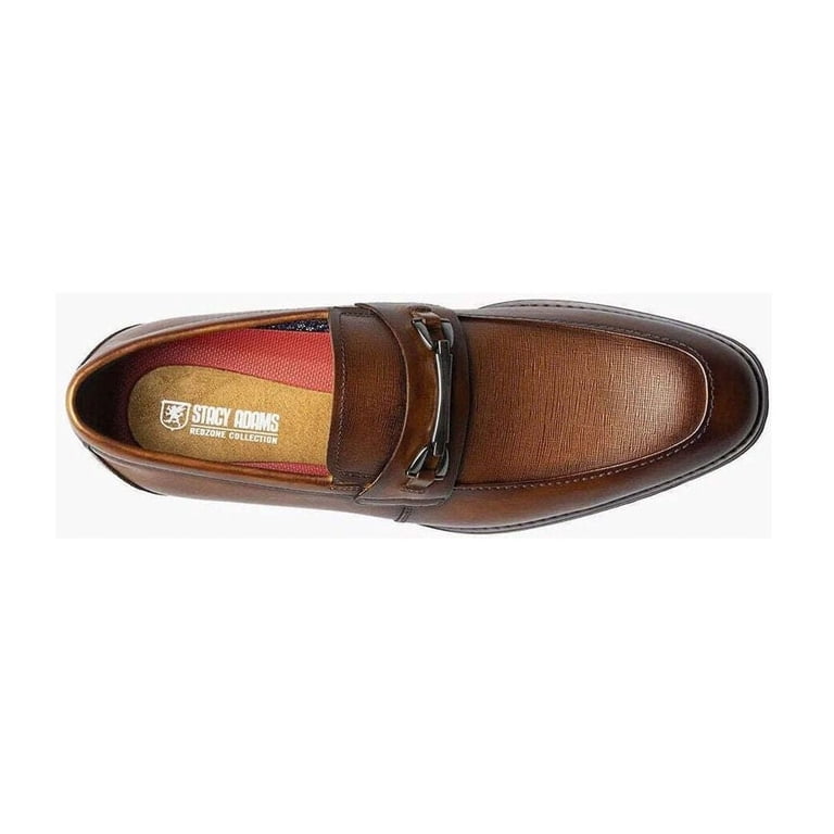 Stacy Adams Kaylor Moc Toe Bit Slip On Leather Dress Shoes  display picture 2