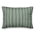 thumbnail image 2 of Creative Products Green Petal Lines 14x20 Indoor / Outdoor Pillow, 2 of 3