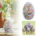 thumbnail image 1 of Hbdhejl Décoration de Pâques Lapin de Pâques Boîte en Métal Colorée Oeuf Décoratif en Bonbon, 1 of 5