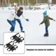 thumbnail image 5 of GOOHOCHY par de patines de hielo para exteriores con correas de fijación, patines de hielo reutilizables para principiantes y niños pequeños., 5 of 8