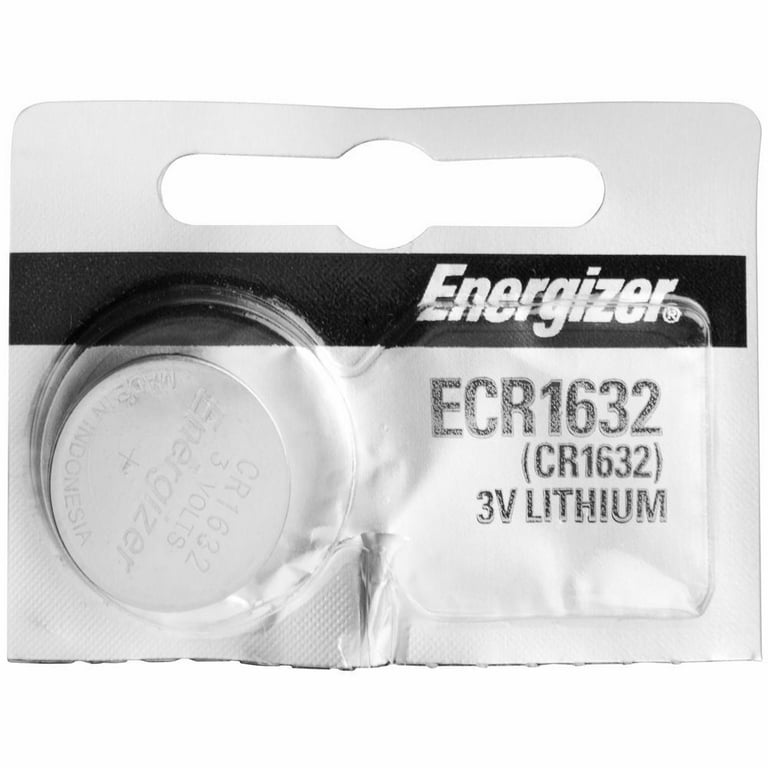 Energizer ECR1632BP Coin Cell Battery, 3 Volt Battery, 130 Mah